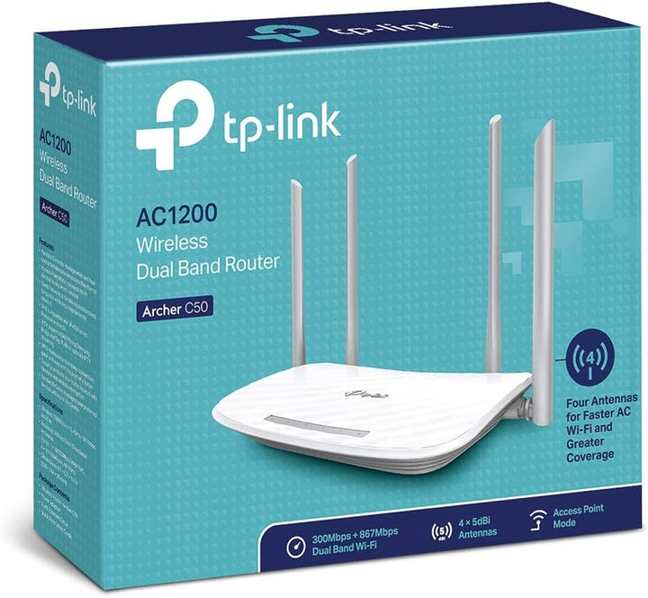 TP-Link Archer C50 IEEE 802.11ac Router inalámbrico Ethernet (renov...