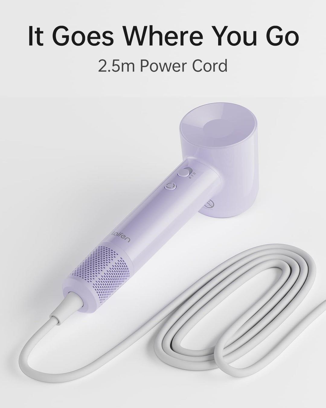 Laifen SE Lite HD110 - Secador de pelo iónico negativo con motor si...