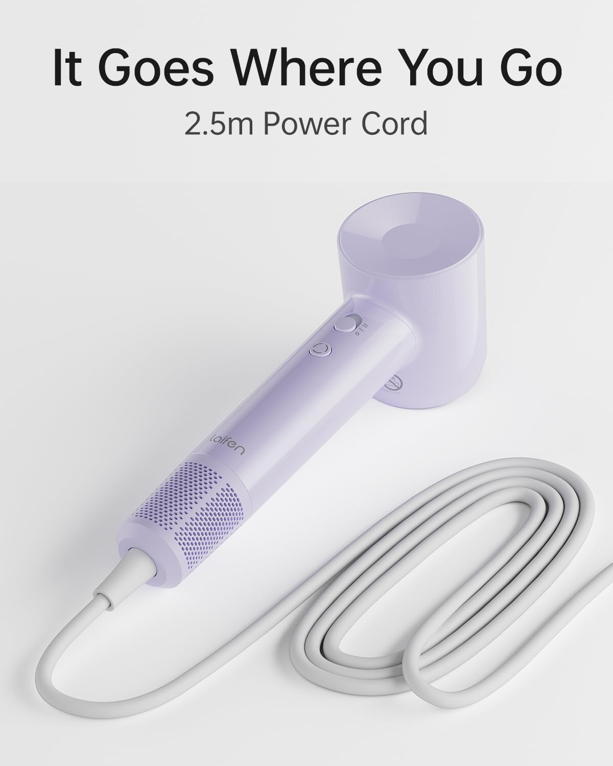 Laifen SE Lite HD110 - Secador de pelo iónico negativo con motor si...