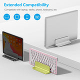 OMOTON Soporte vertical para laptop, soporte de aluminio de escrito...