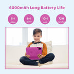 COLORROOM Tablet Android 15 actualizada 2026, tableta para niños de 10 pulgadas, Rosa