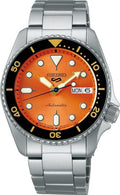 SEIKO 5 reloj unisex automático con esfera naranja SRPK35
