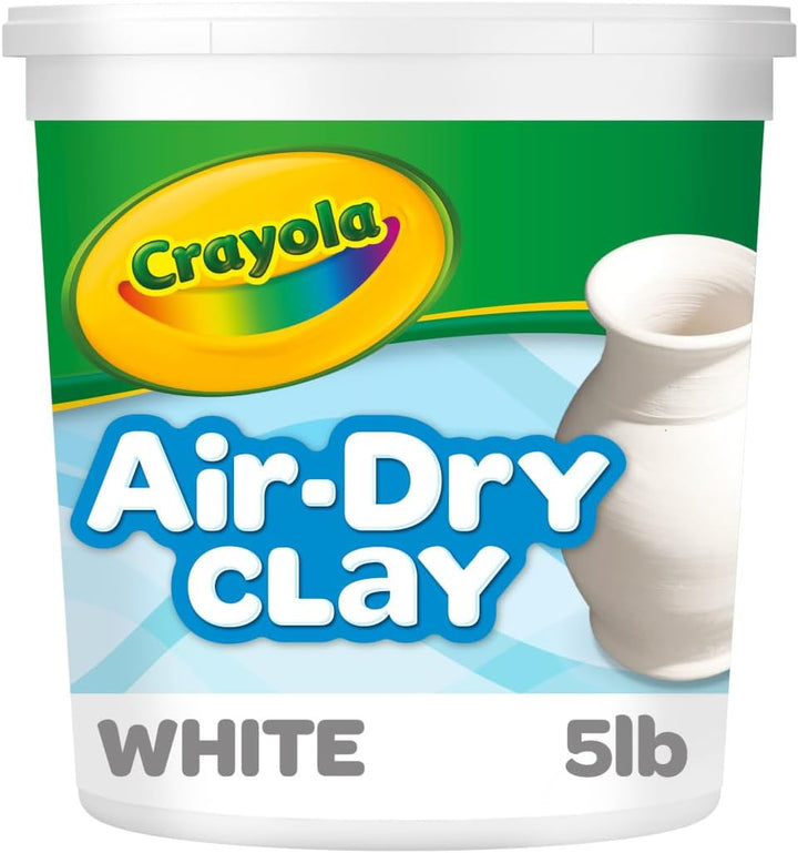 Crayola - Arcilla blanca natural de secado al aire para