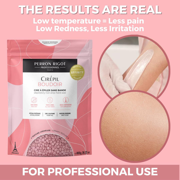 Cirepil BOUDOIR - Bolsa de perlas de cera dura sin tirantes de 28.2...