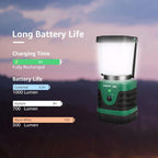 Lámpara Lepro Linterna de camping LED recargable de 1000 lúmenes, 4400 mAh