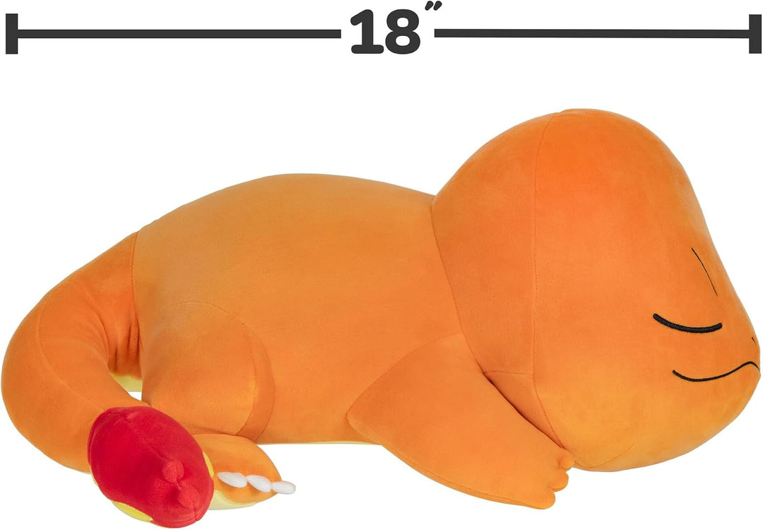Pokémon Charmander - Peluche para dormir, 18 pulgadas, felpa prémiu...