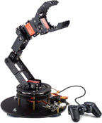 Kit de brazo de robot de metal de 6 ejes con control de joystick para programación Arduino, brazo robótico DIY para aprendizaje STEM, construcción educativa y juego, proyectos de servomotores