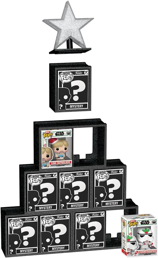 Funko Calendario de cuenta regresiva Pop! Bitty: Star Wars - 24 días de sorpresas - Mini figuras de vinilo coleccionables - Caja misteriosa - Idea de regalo - Regalo de vacaciones para niños - Cuenta