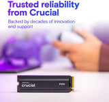 Crucial P310 2280 4TB PCIe Gen4 NVMe SSD de juegos para PS5 con dis...