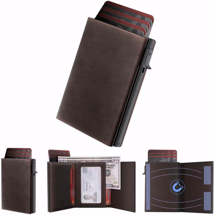 ROYAL KIT Cartera para Hombres Portador de Tarjetas: Estuche de Tar...