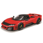 Bburago – Ferrari F80 a escala 1:18, modelo fundido a presión en el legendario rojo Ferrari, réplica detallada con puertas y baúl que se pueden abrir, licencia oficial de Ferrari, edad recomendada 3+