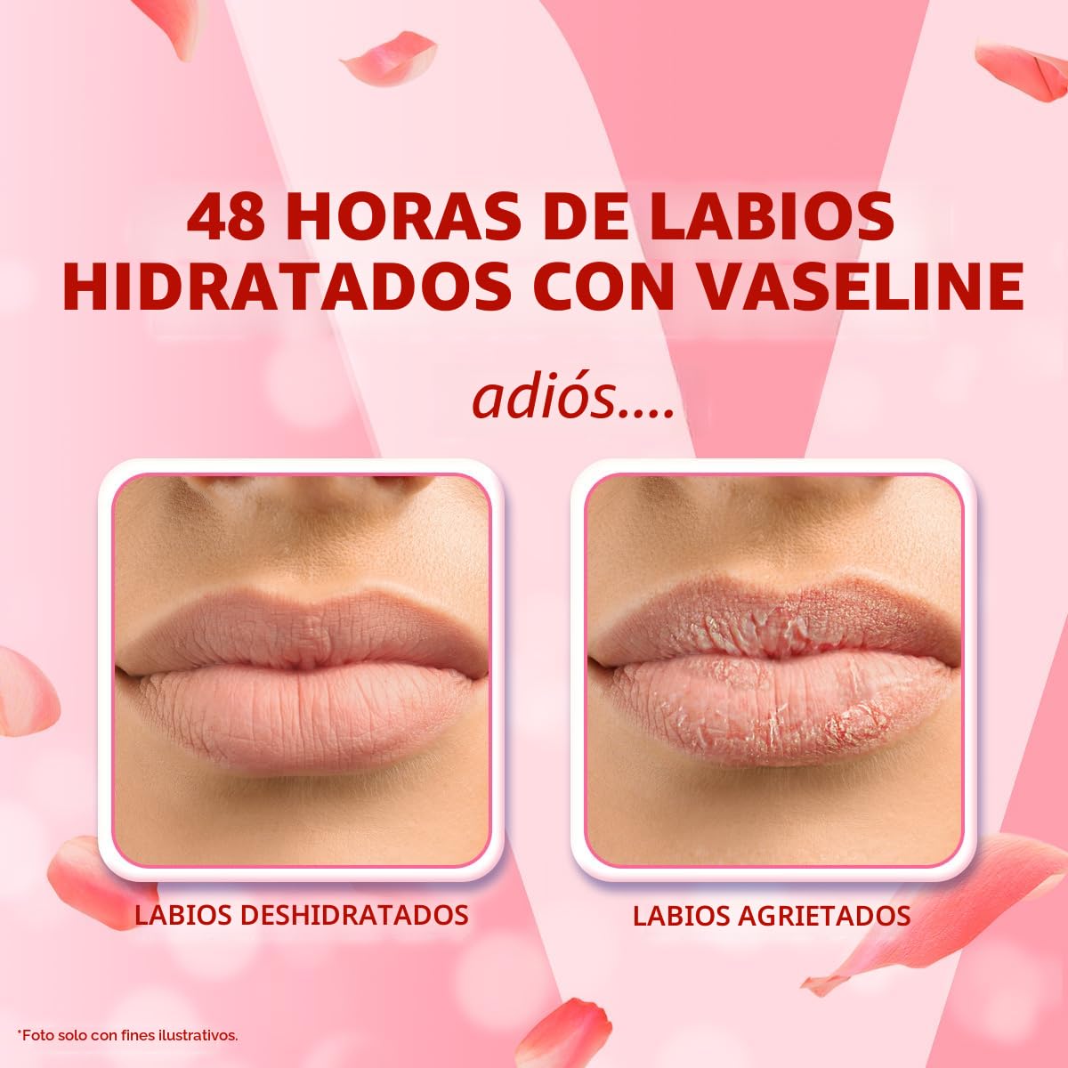 Vaseline Lip Therapy Care Rosy, Nutrición de Acción Rápida, Ideal p...