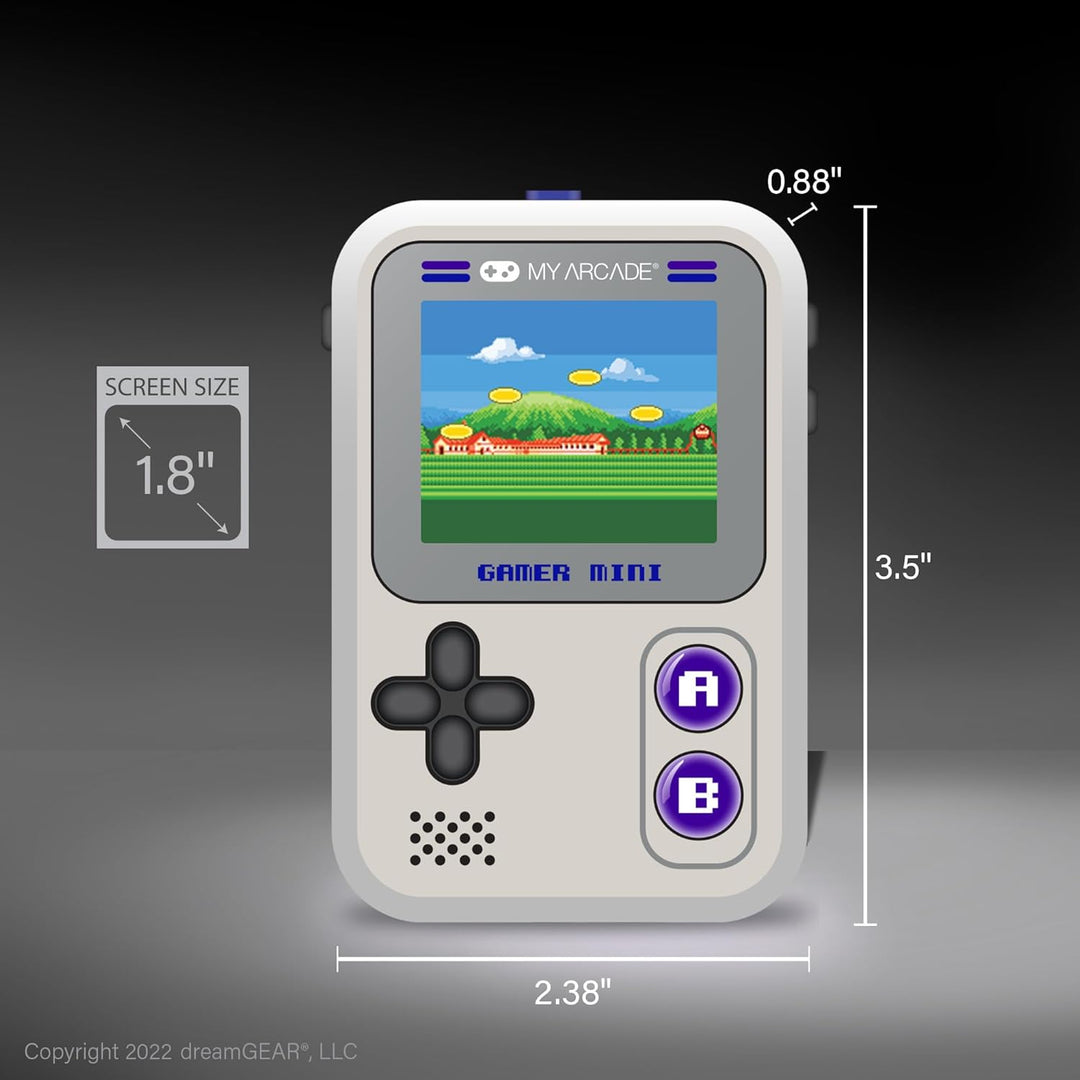 My Arcade Gamer Mini Classic-Purple: juegos para niños, sistema de...