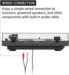 Sony PS-LX3BT - Tocadiscos inalámbricos Bluetooth con reproducción