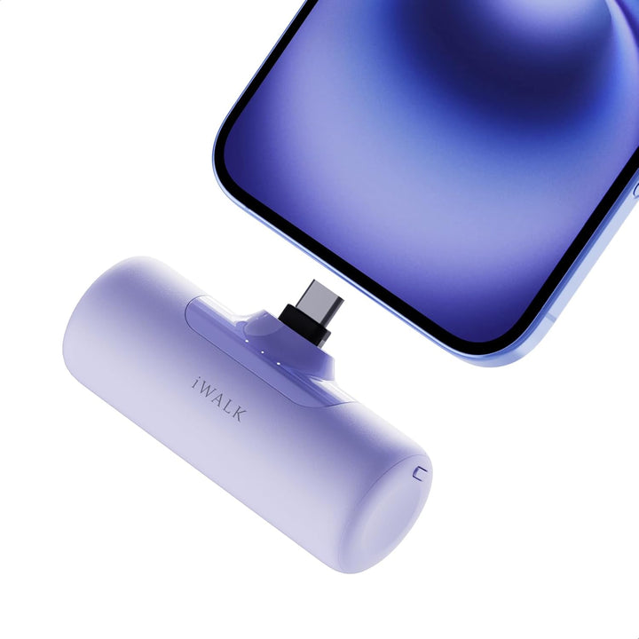iWALK Cargador portátil de 4,500mAh para iPhone 15\/16\/17, batería...
