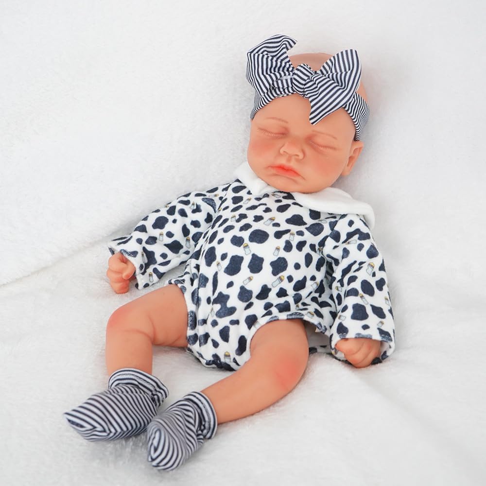 Niño de 12 Pulgadas, Muñecas de bebé Reborn de silicona, Muñeca de...