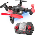 Holy Stone HS190 Mini Nano RC Dron Plegable para Niños, Portátil, Quadcopter de Bolsillo con Retención de Altitud, Volteos 3D y Modo Sin Cabeza, Fácil de Volar para Principiantes