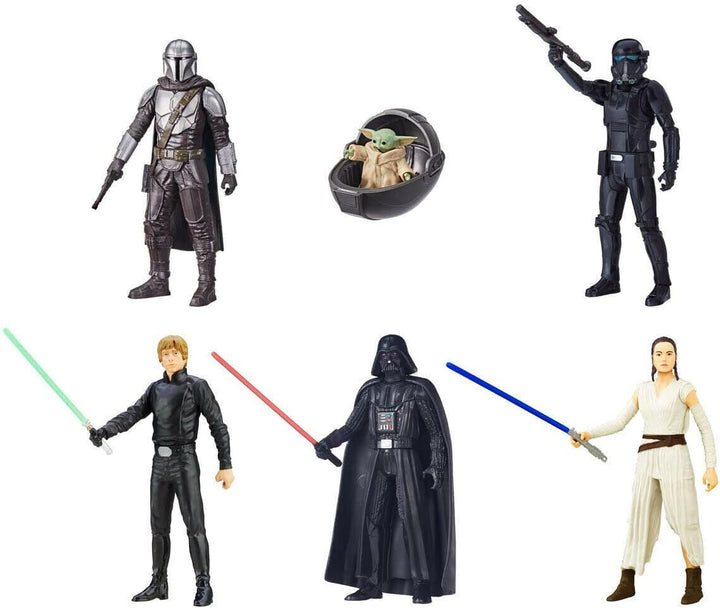 Star Wars Darth - Juego de 6 figuras de acción para niños de más de...