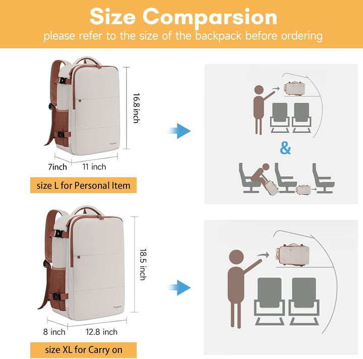 Taygeer - Mochila para mujeres, mochila universitaria con compartim...