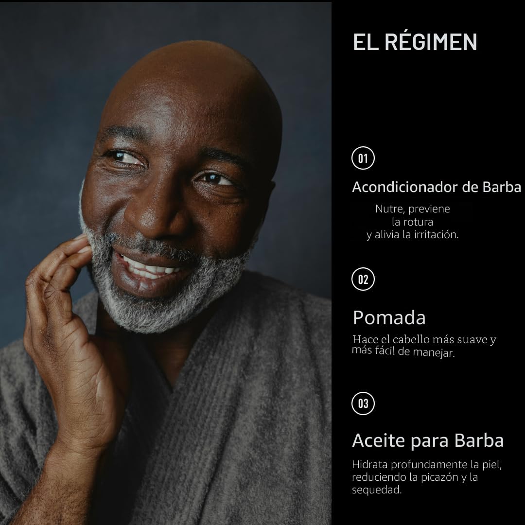 Kit de aseo de barba para hombres de Bevel - Incluye acondicionador...