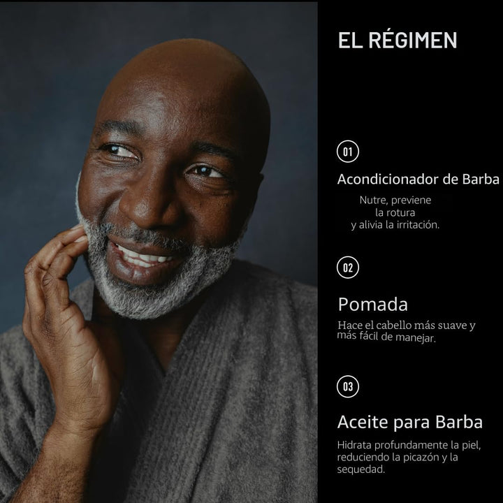 Kit de aseo de barba para hombres de Bevel - Incluye acondicionador...