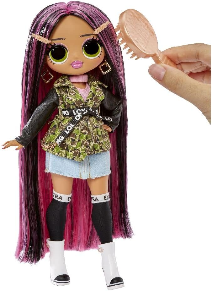 L.O.L. Surprise! OMG World Travel™ City Babe - Muñeca de moda con 15 sorpresas, incluyendo atuendo, accesorios de viaje y juego reutilizable, gran regalo para niñas a partir de 4 años