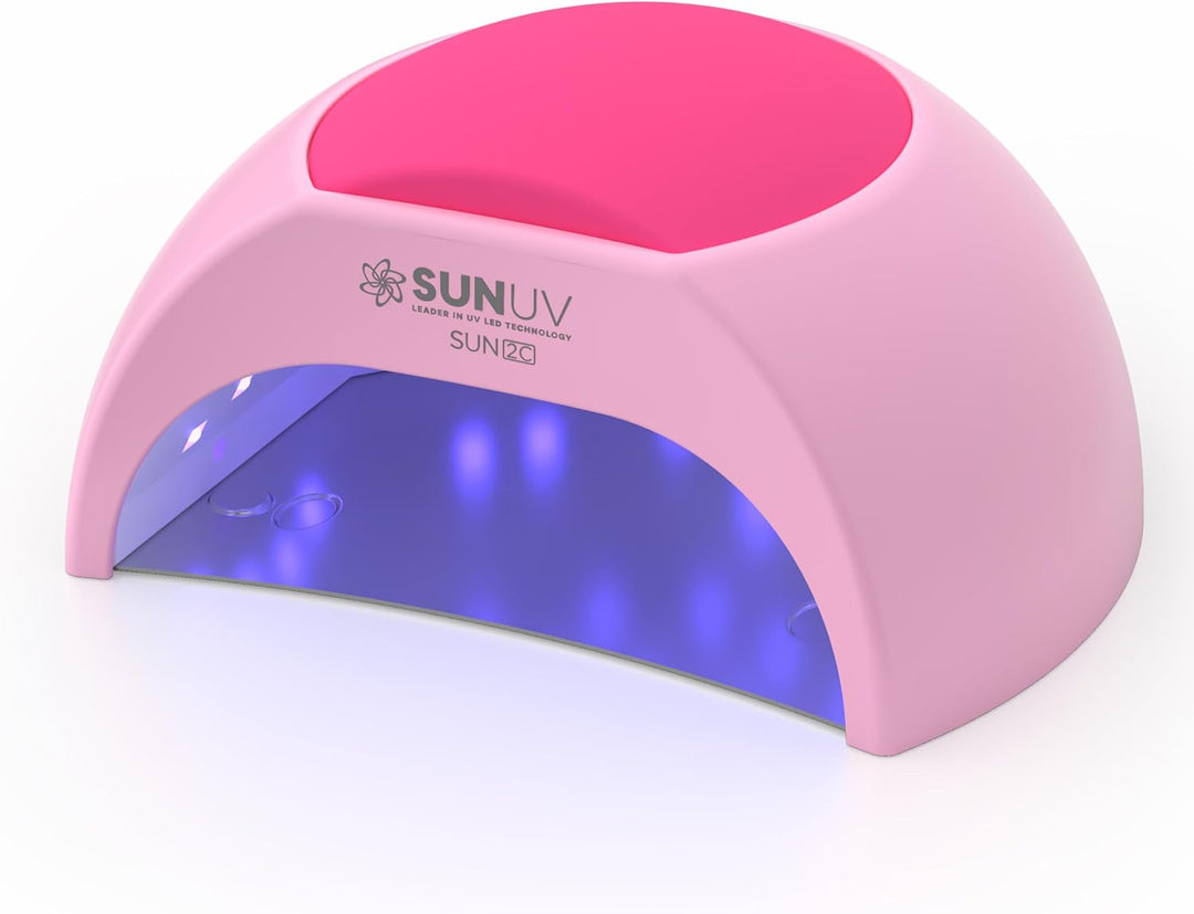 SUNUV Lámpara de uñas LED UV con 4 ajustes de temporizador, 33 luce...
