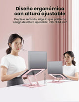 Vaydeer Soporte Ajustable para Laptop de Escritorio, Elevador de So...