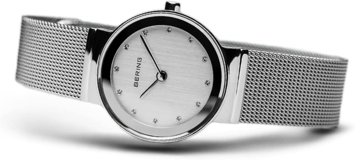 Bering Reloj Movimiento Cuarzo Mujer - Colección Clásica con Acero Inoxidable y Cristal de Zafiro 10126-XXX
