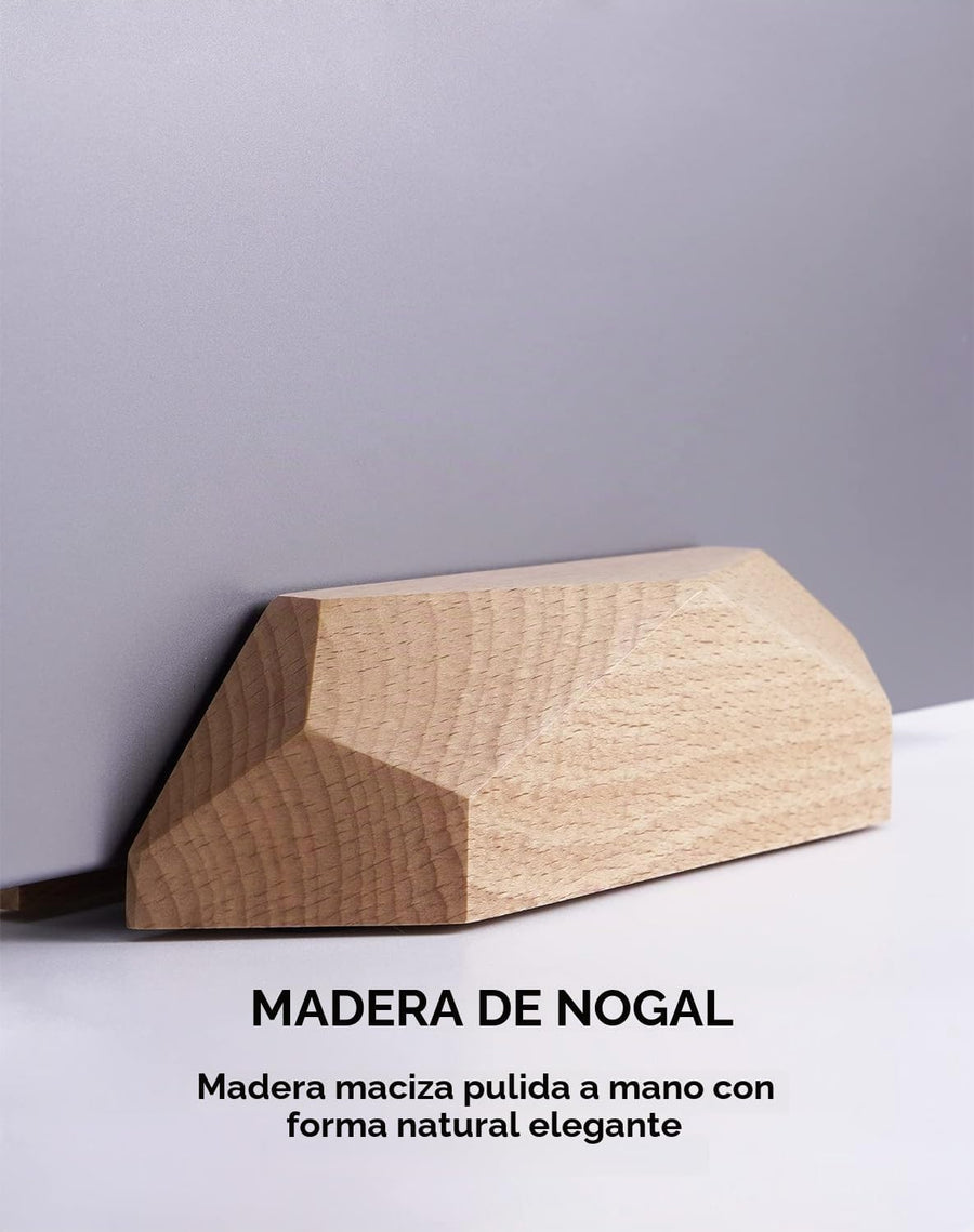 Nuvograin Soporte vertical ajustable para laptop, soporte de madera...