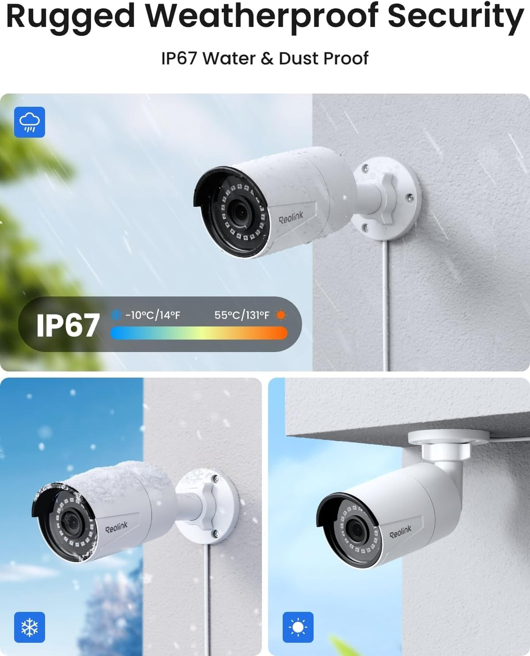 REOLINK Sistema de cámara de seguridad para el hogar de 8 canales,...