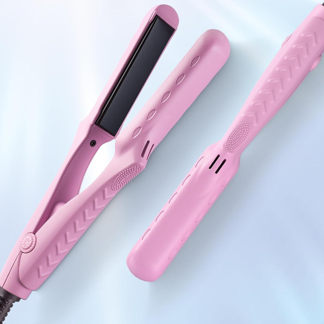 LOVANI Mini plancha plana, alisador de pelo de doble voltaje para v...