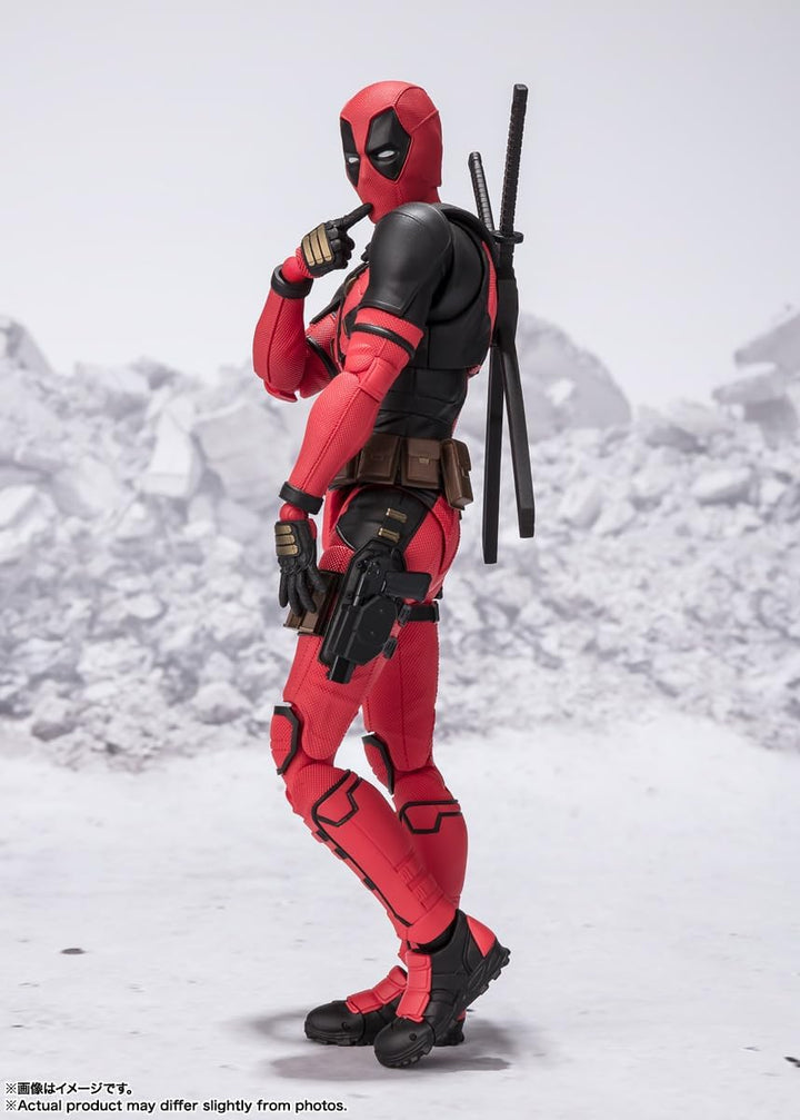 TAMASHII NATIONS - Deadpool &amp; Wolverine - Deadpool, Figura de a...