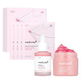 medicube Pink Glass Glow Skin Trio: Máscara de gel de gelatina de c...