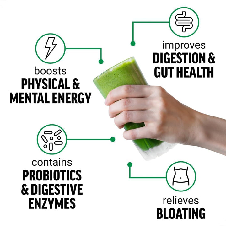 FORCE FACTOR Smarter Greens Superfoods + polvo energético para aume...