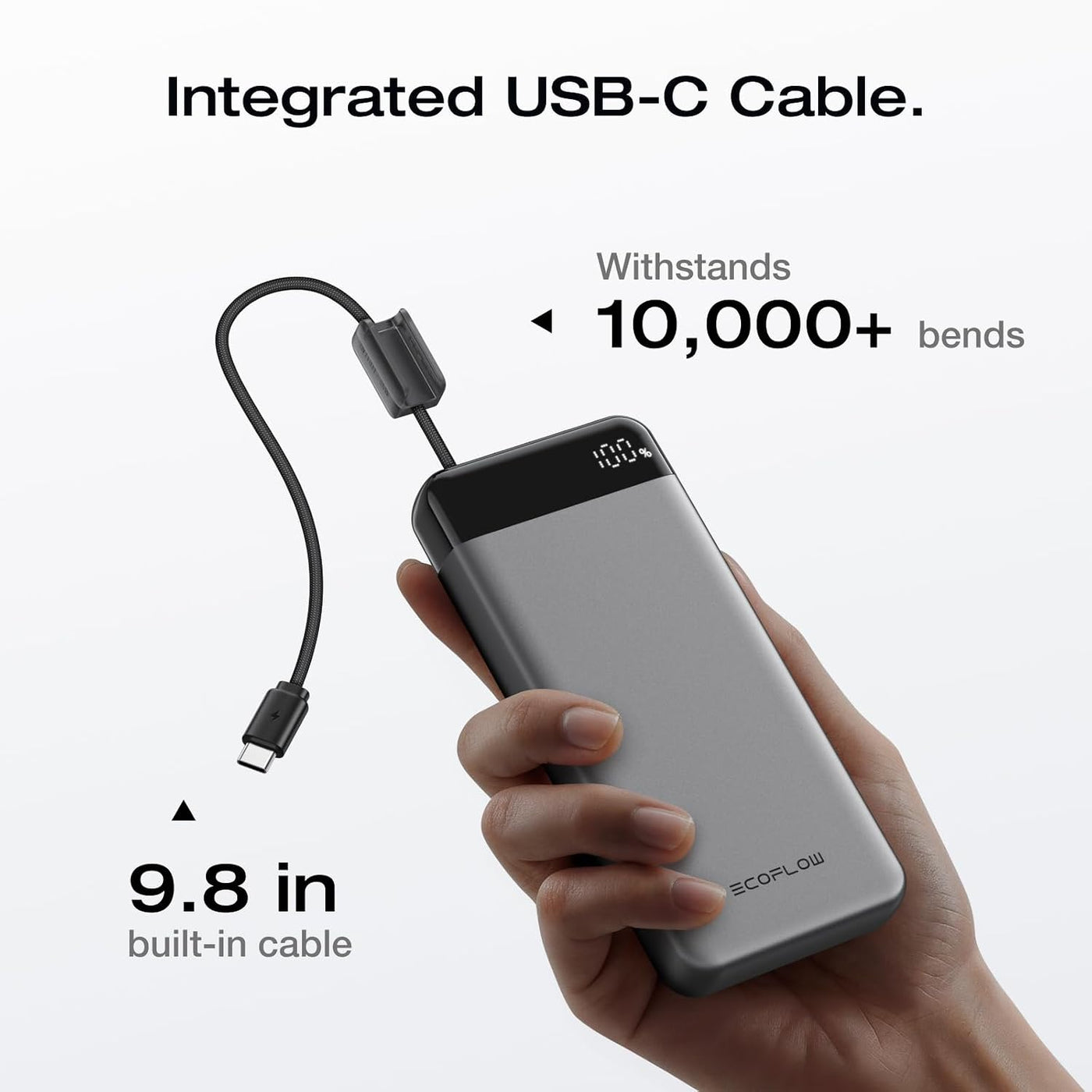 EF ECOFLOW Banco de energía rápida de 20000 mAh, carga rápida máxim...