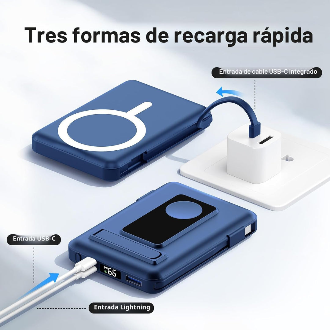 Vexnara para Magsafe - Batería externa de 10000 mAh para iPhone con...