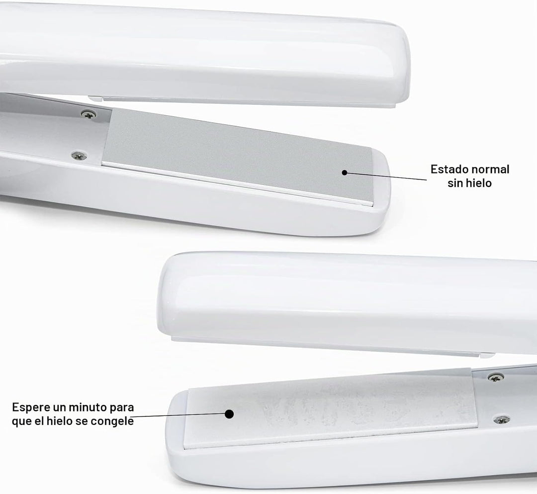 Elitzia ETD2018P - Plancha para el cabello congelado, plancha plana...