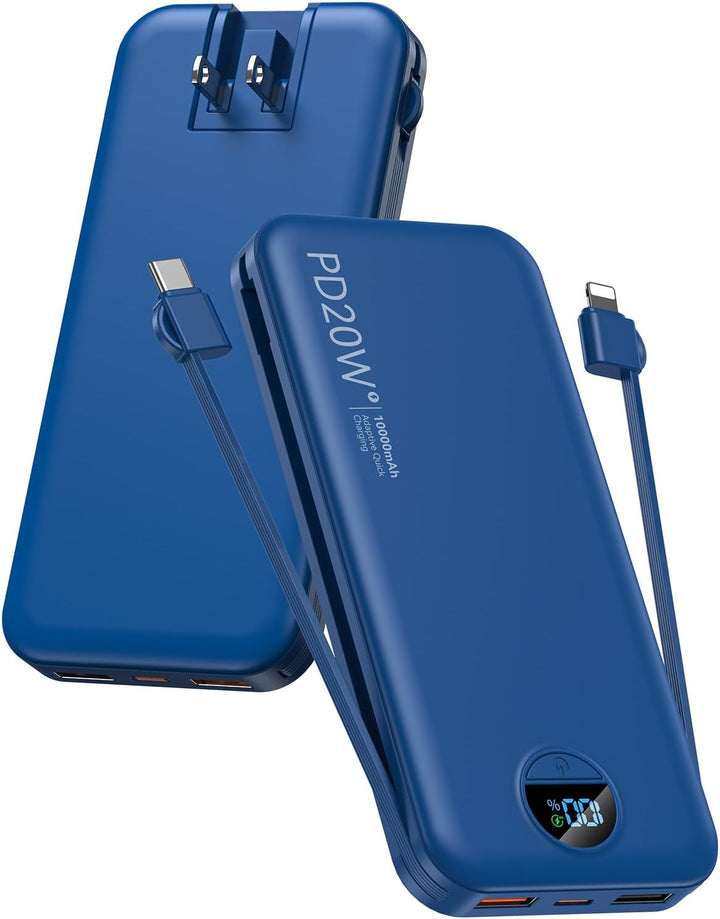 citicr Cargador portátil con cargador portátil, 10000 mAh PD20W USB...