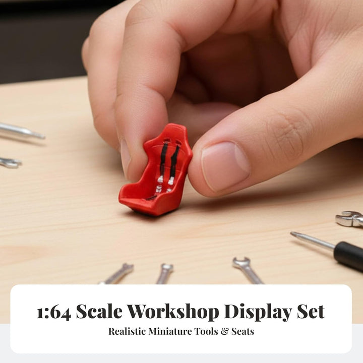 JISADER Modelo de garaje 3X escala 1/64 simulación juego