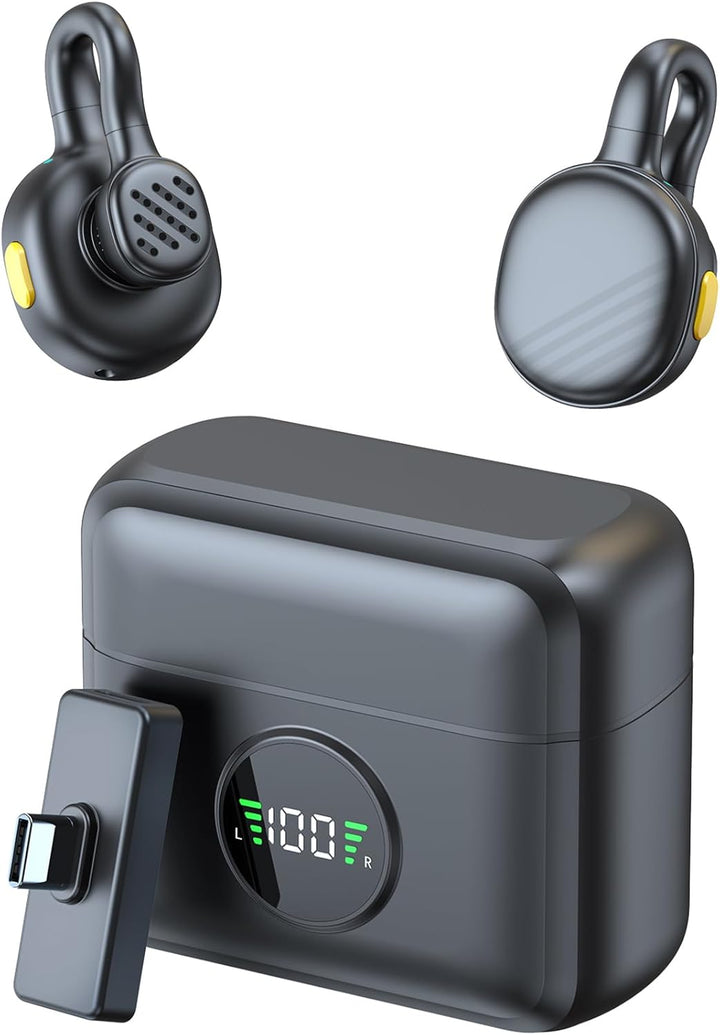 TXTUNE Micrófono Lavalier inalámbrico para iPhone 15\/16\/Android,...