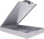Saunders Redi-Rite Portapapeles de almacenamiento de aluminio, tamaño carta, color plateado