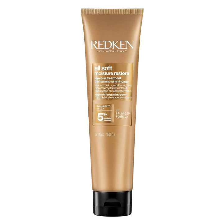 Tratamiento de restauración de humedad sin enjuague Redken All Soft...