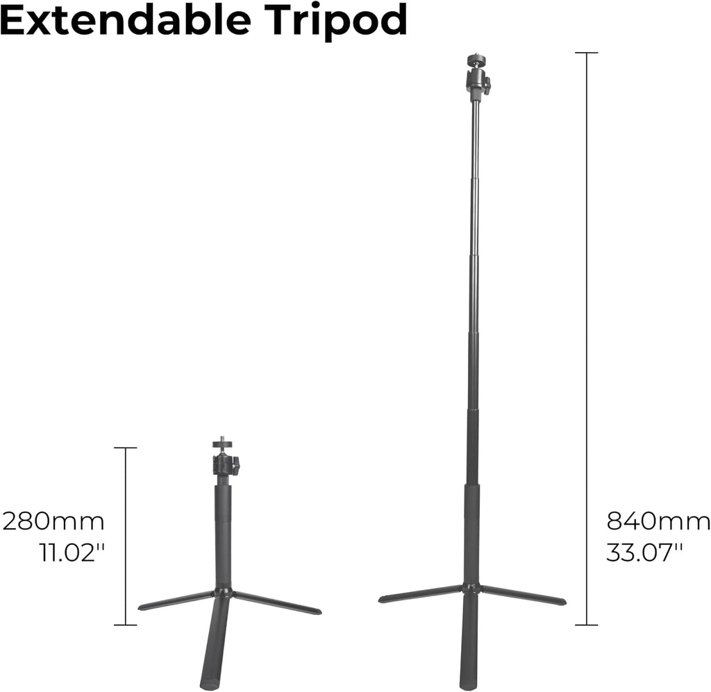 Trípode extensible, trípode de escritorio para cámara web YoloCam S3
