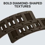 Bandletic Correa de silicona para exteriores compatible con Garmin Watch
