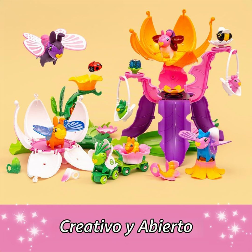 BRIO Flora Flower Town Deluxe Set – Juego interactivo de construcción y decoración de 47 piezas para juego imaginativo abierto – A partir de 3 años