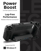 Legion Go USB-C Hub Dock para Legion Go – 6-en-1 Dock, puerto Expansion, carga, Video, Ethernet Support
