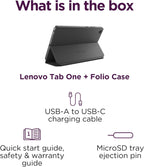 Lenovo Tab One - Tableta ligera - hasta 12.5 horas de reproducción de YouTube