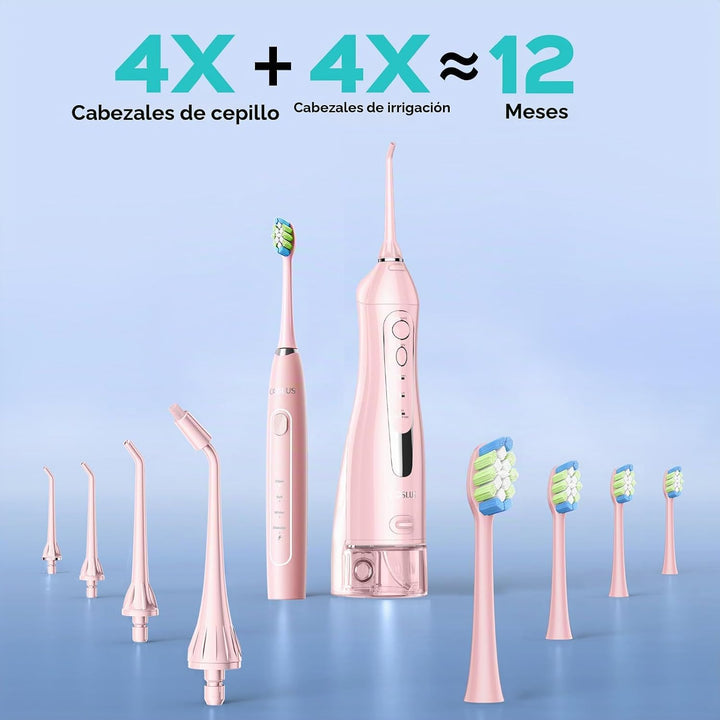 COSLUS C20C41 Cepillo de dientes eléctrico con hilo dental de agua,...