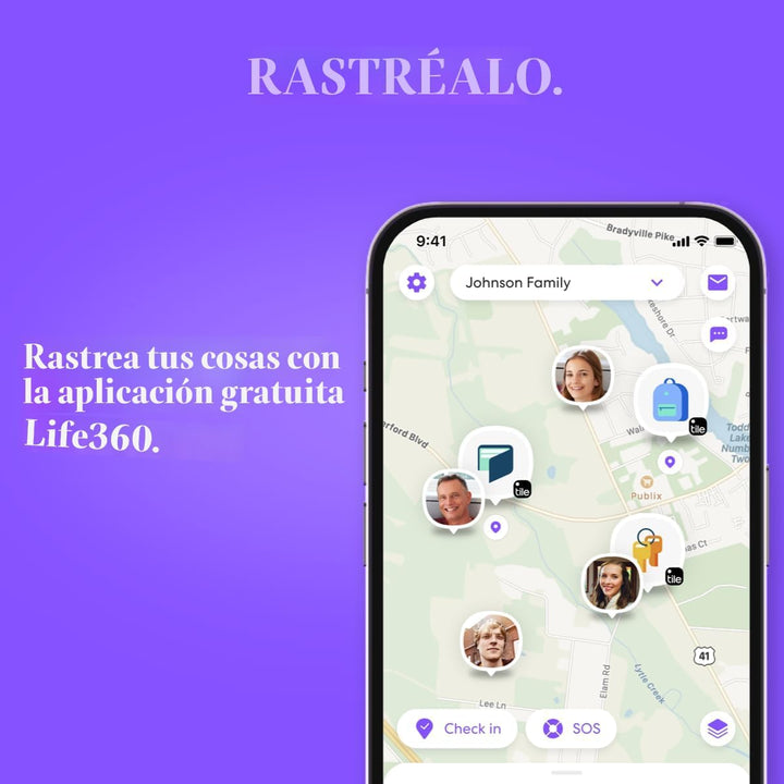 Tile by Life360 Essentials - Rastreadores Bluetooth y